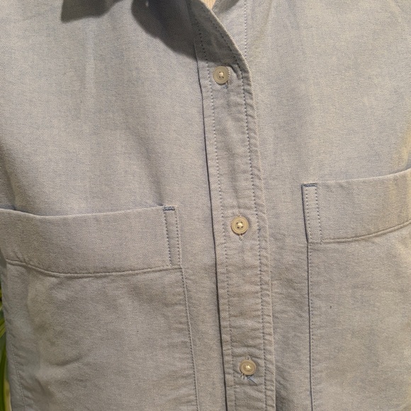 Everlane The Boxy Oxford Organic Cotton Button Down Shirt - Picture 4 of 8